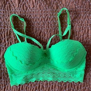 Strappy Lace Push-up Bra